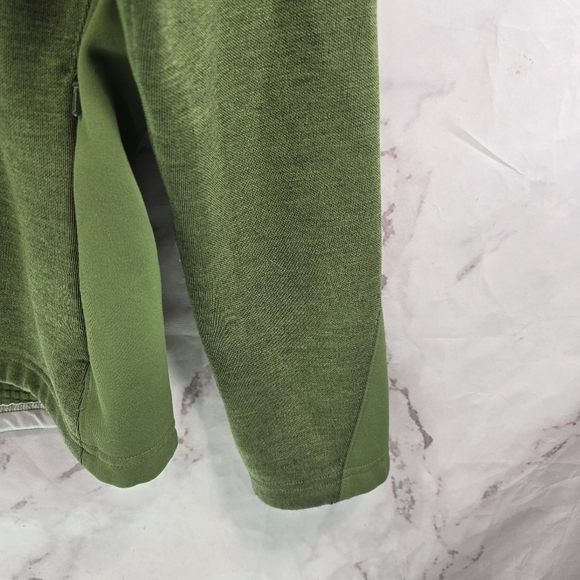 Nike Jacket Womens Medium Green ACG Full Zip Vintage Fleece Hooded Y2K - Picture 12 of 13